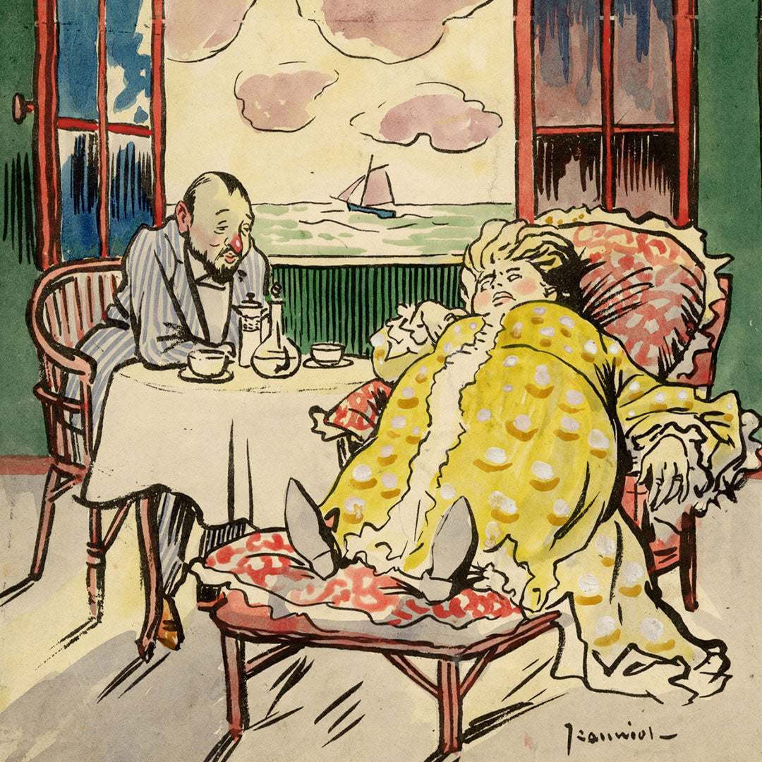 Laughing with Pierre-Georges Jeanniot