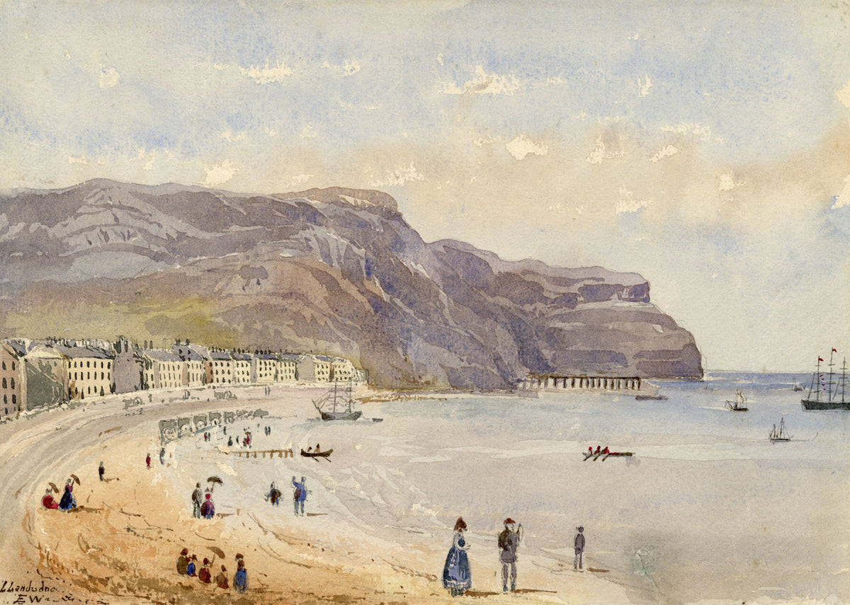 A view from our window at Llandudno'