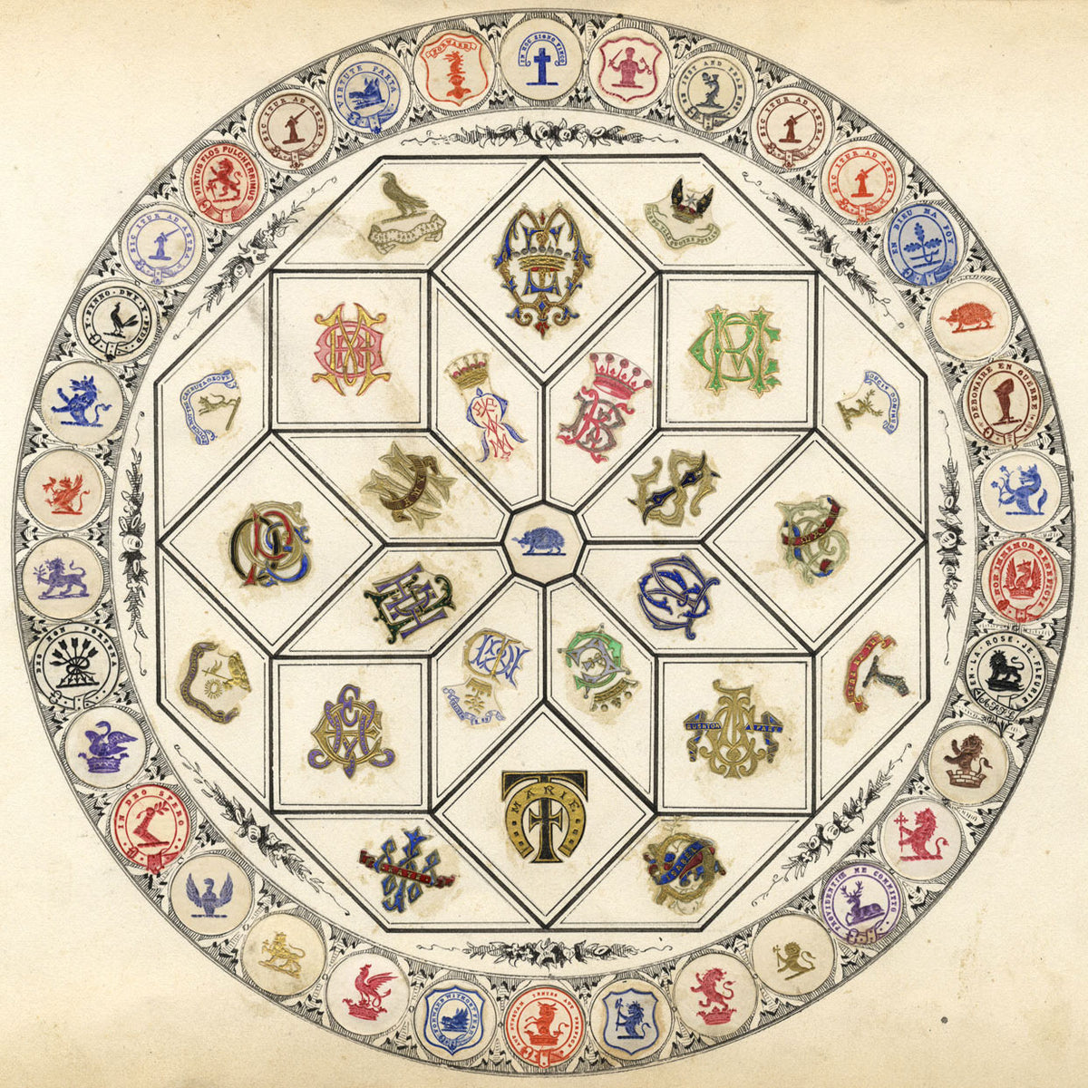 Album Héraldique Decorative Crests