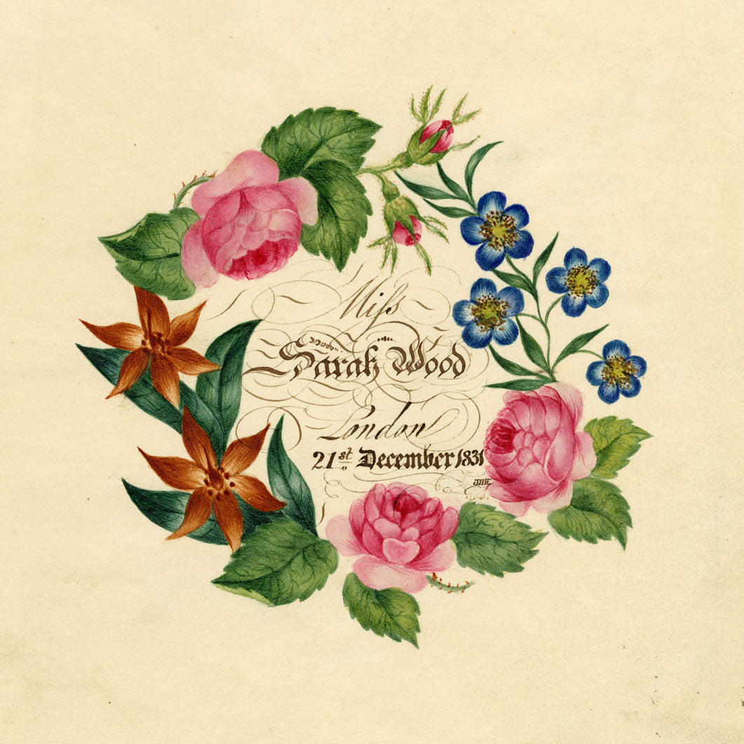 Georgian Friendship Pictures: Sarah Wood 1831