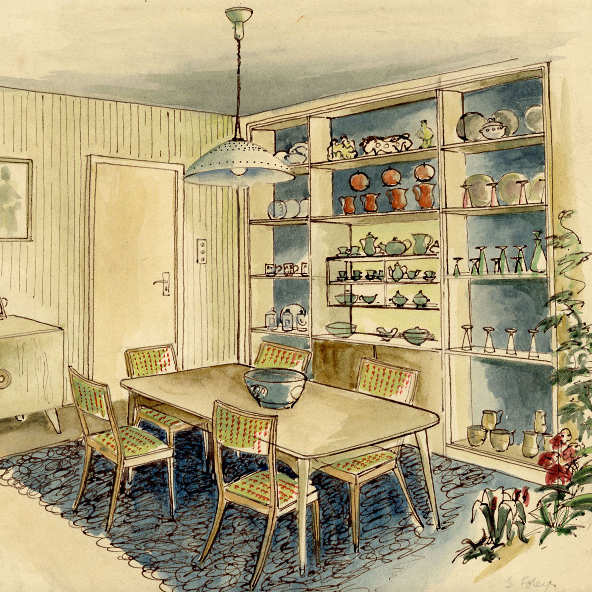 Mid-century Domestic Designs: S. Foley 1950s