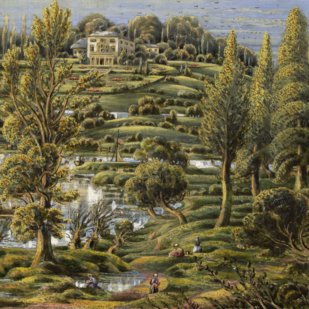 Worcestershire River Severn & Teme Valley: J.W. Bradley Early 19th-century Gouaches