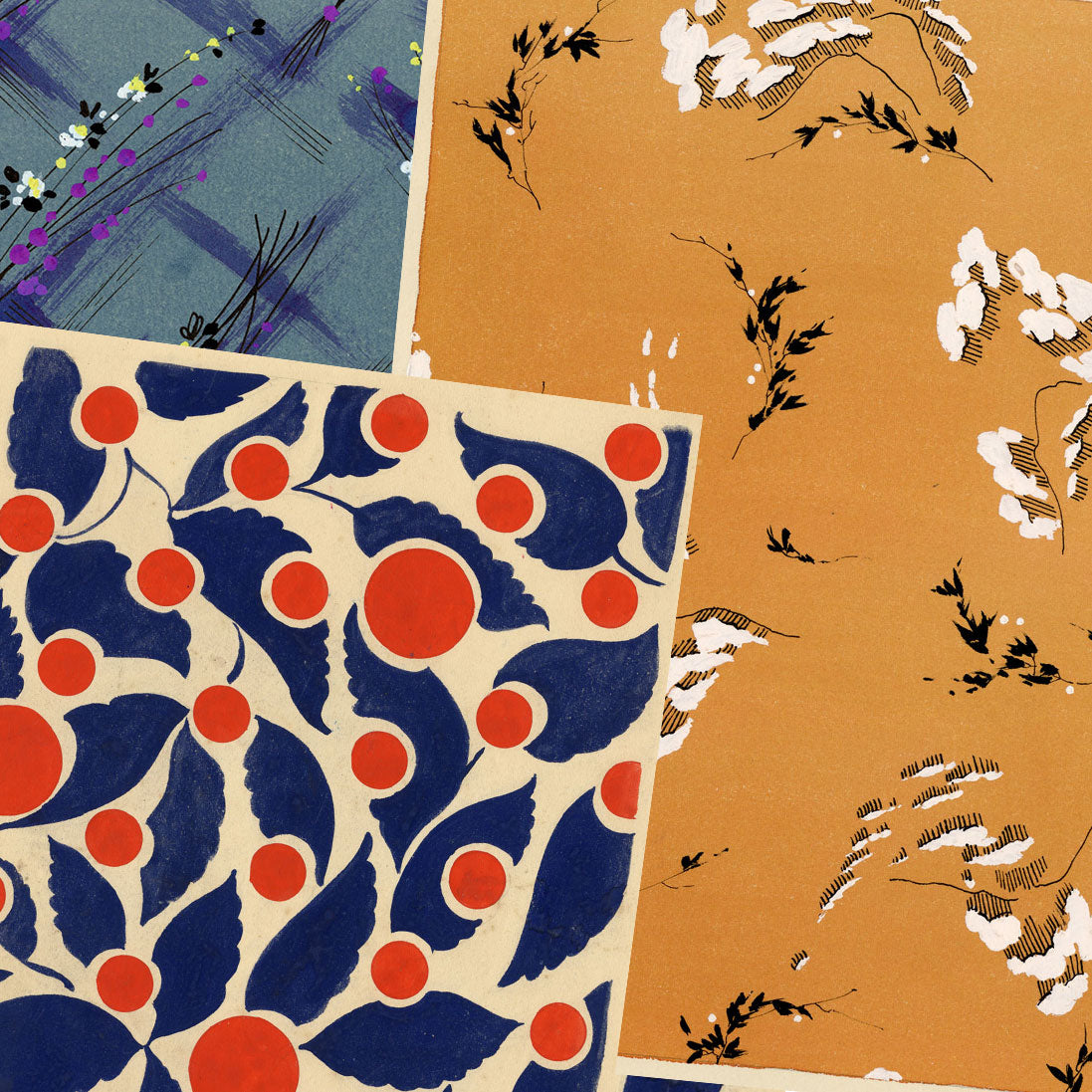 Atelier Testemale Paris: 1960s Textile Designs
