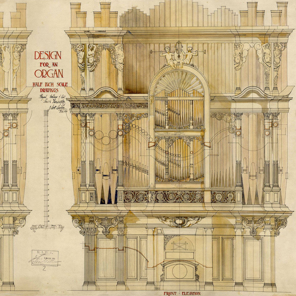 Architectural Drawings: John Scott Lawson 1914