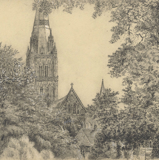 Graphite Landscapes 1860s: Adeline Frances Mary Dart