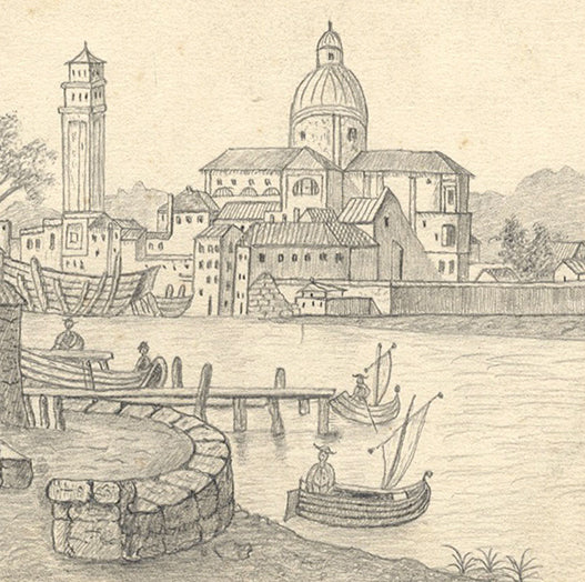 Naive School: Continental Graphite Drawings 1880s
