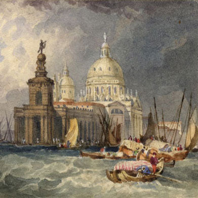 Miniatures after Prout Stanfield & Bonington: Early 19th-century Watercolours