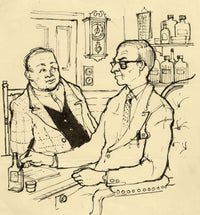 Jean Creswell, Dottore, East Anglian Magazine – Disegno originale a penna e inchiostro del 1957