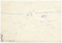 R.J. Rice, Carpenter, East Anglian Magazine – Original 1953 pen & ink drawing