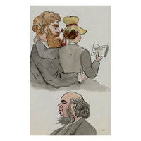 Attribuzione: Richard Doyle, Dr. Parker a Kandersteg, Svizzera – acquerello del 1878