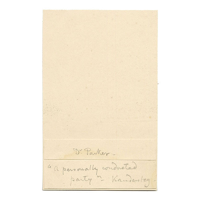 Attribuzione: Richard Doyle, Dr. Parker a Kandersteg, Svizzera – acquerello del 1878