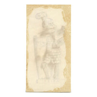 Pickford Robert Waller, Knight Aries Zodiac – Original 19th-century pen & ink drawing