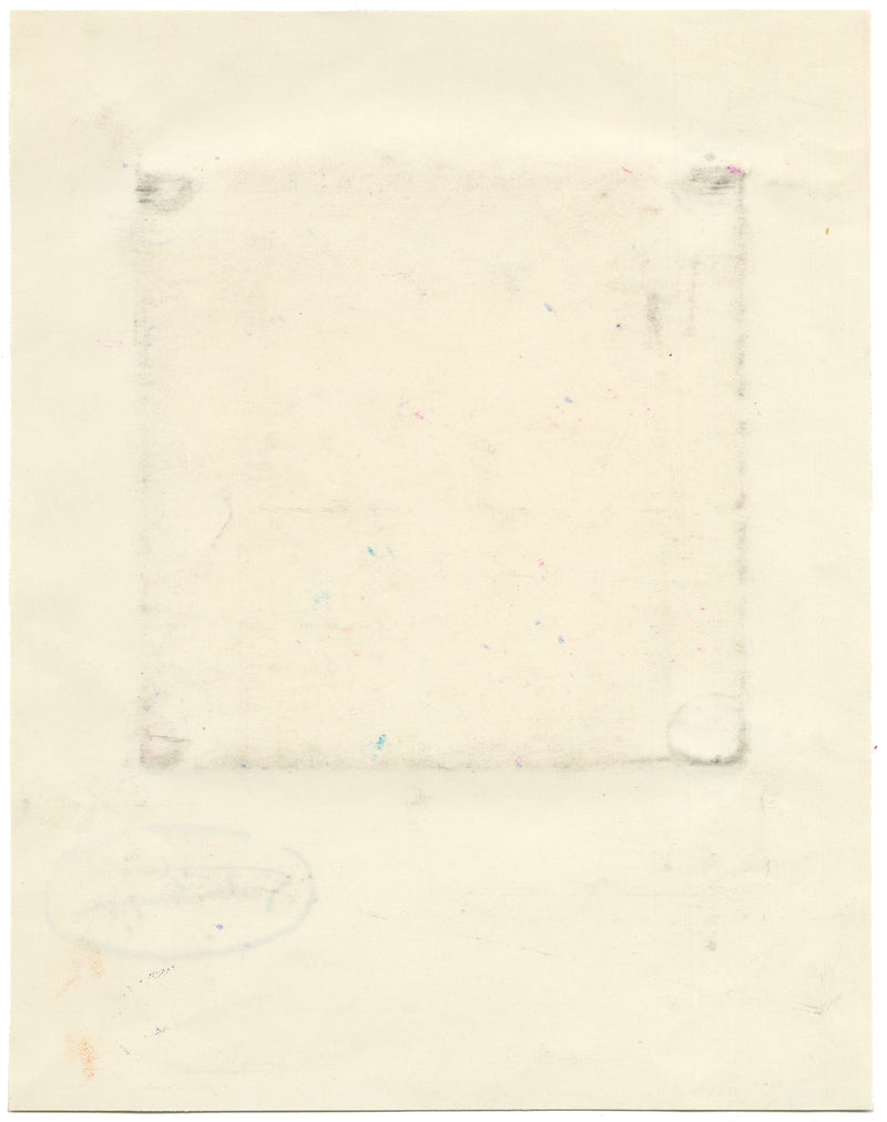 Gustave Bourgogne, Black and White Roses – Mid-20th-century gouache painting