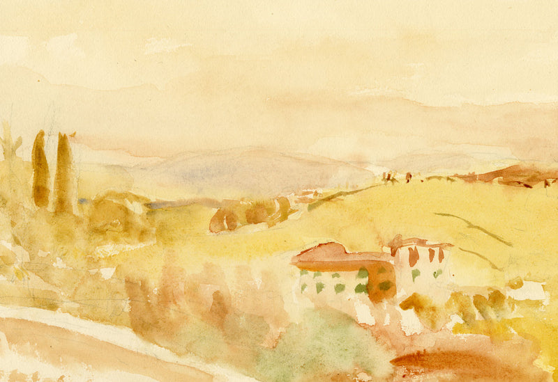 Vernon Wethered NEAC, San Miniato, Florence – Early 20th-century watercolour