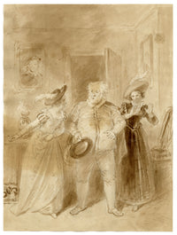 John Masey Wright OWS, Shakespeare's Merry Wives of Windsor – C19th watercolour