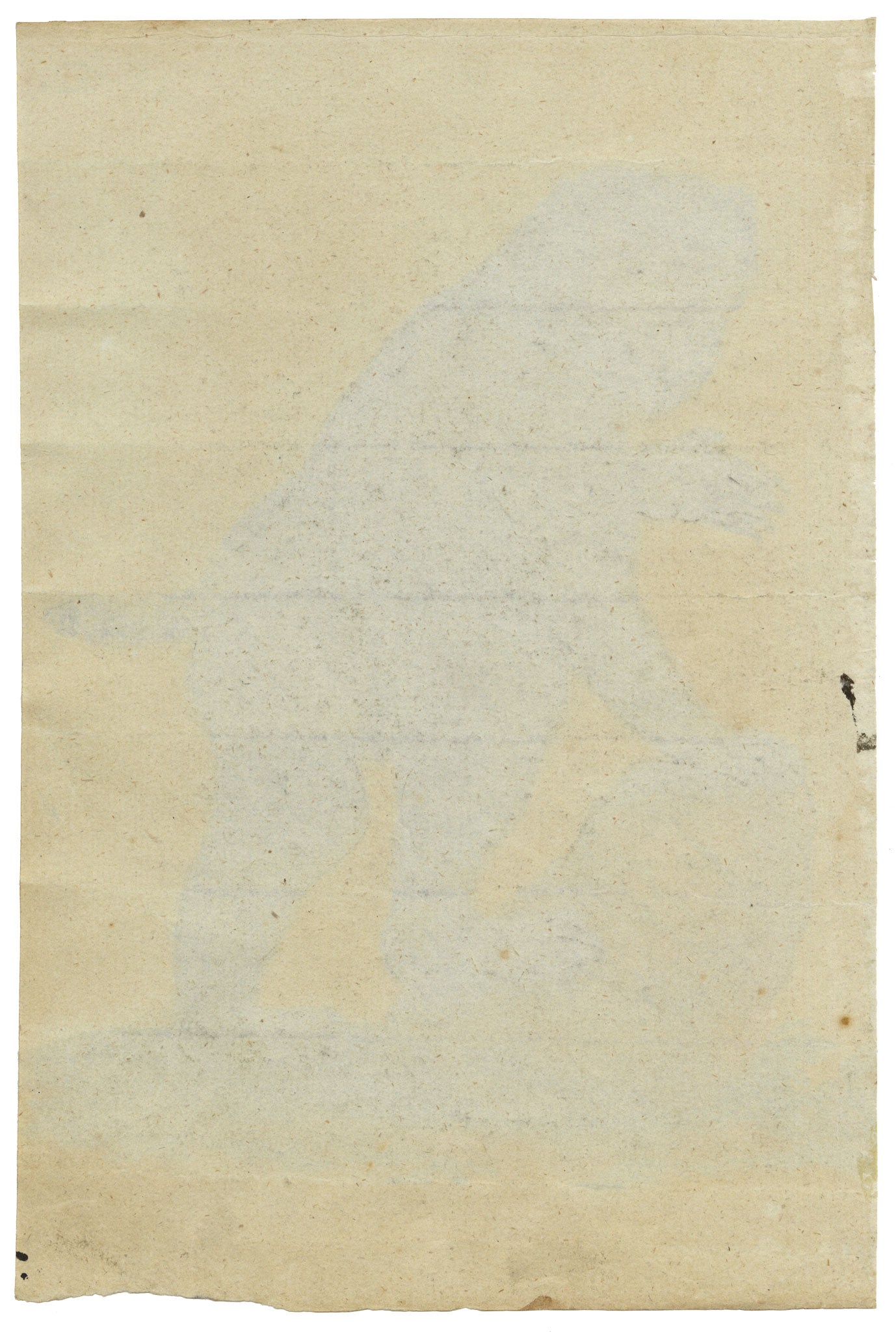 Leopold Billek, Mono babuino – Pintura gouache original de c.1820