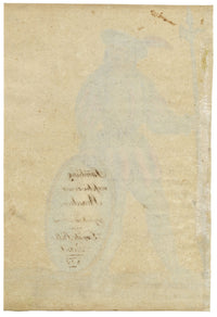 Leopold Billek, Renaissance Guard with Halberd & Shield – c.1820 gouache painting