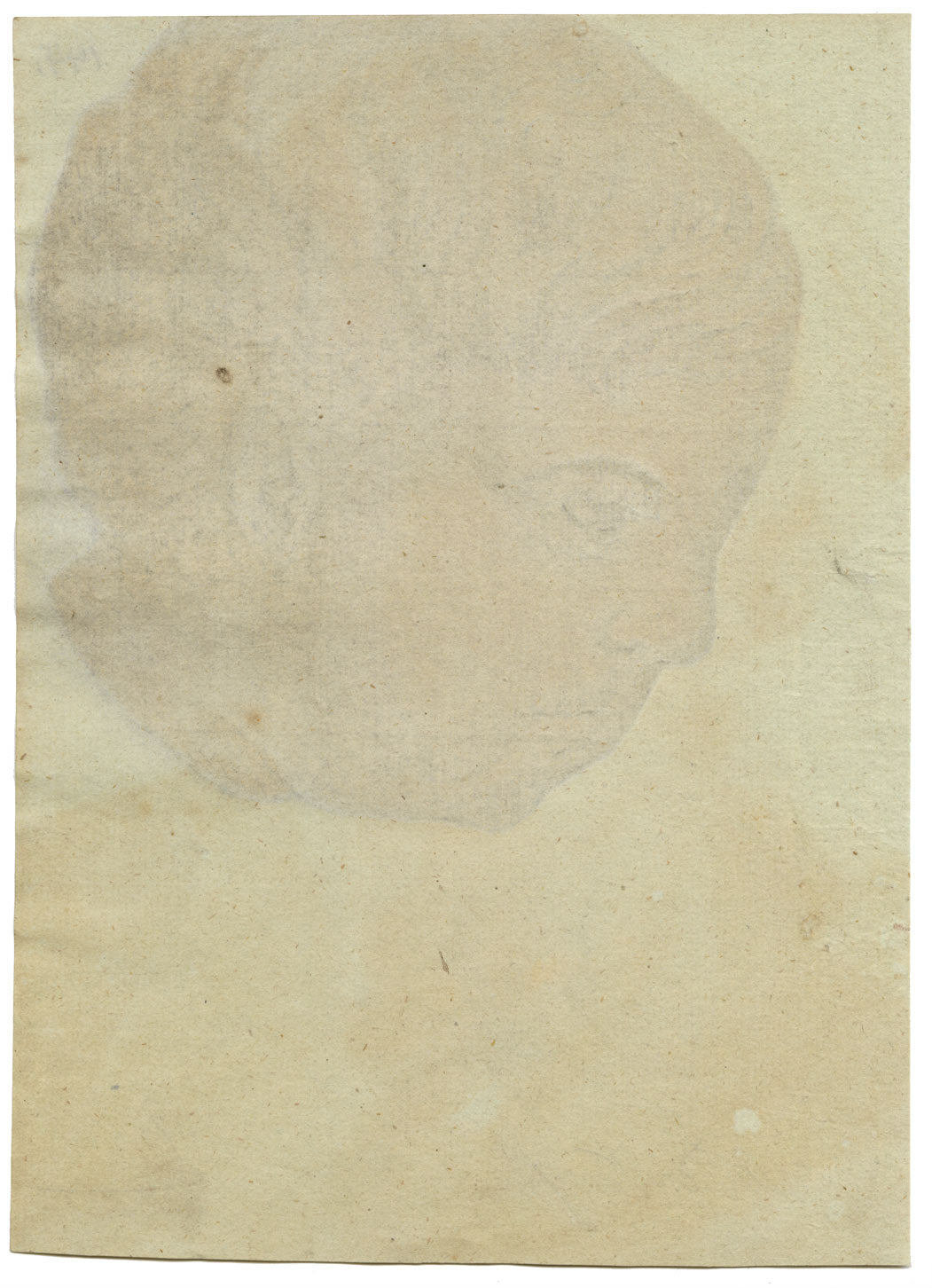 Leopold Billek, Child's Head Study – c.1820 watercolour painting