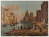 View of Santa Maria della Salute on the Grand Canal, Venice –c.1900 oil painting