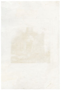 Francesco Novelli según Rembrandt, Retrato de Arnold Tholinx – Grabado de 1860