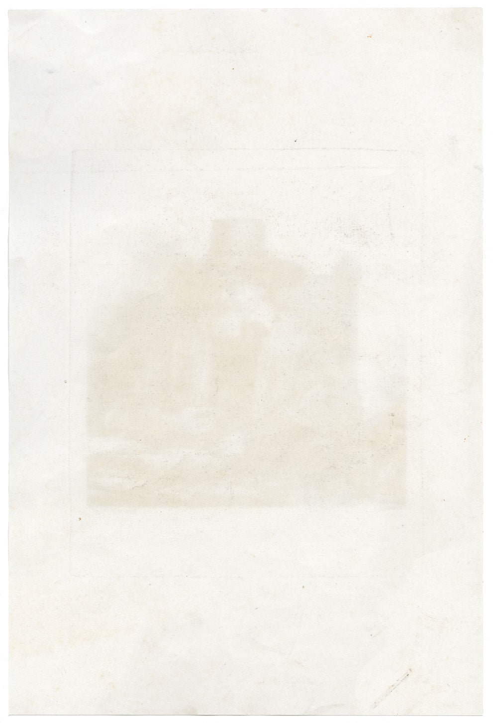 Francesco Novelli según Rembrandt, Retrato de Arnold Tholinx – Grabado de 1860