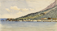 Cmdr Alfred Causton RN, Simon's Bay, Cape of Good Hope (South Africa)–1870 painting