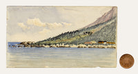 Cmdr Alfred Causton RN, Simon's Bay, Cape of Good Hope (South Africa)–1870 painting