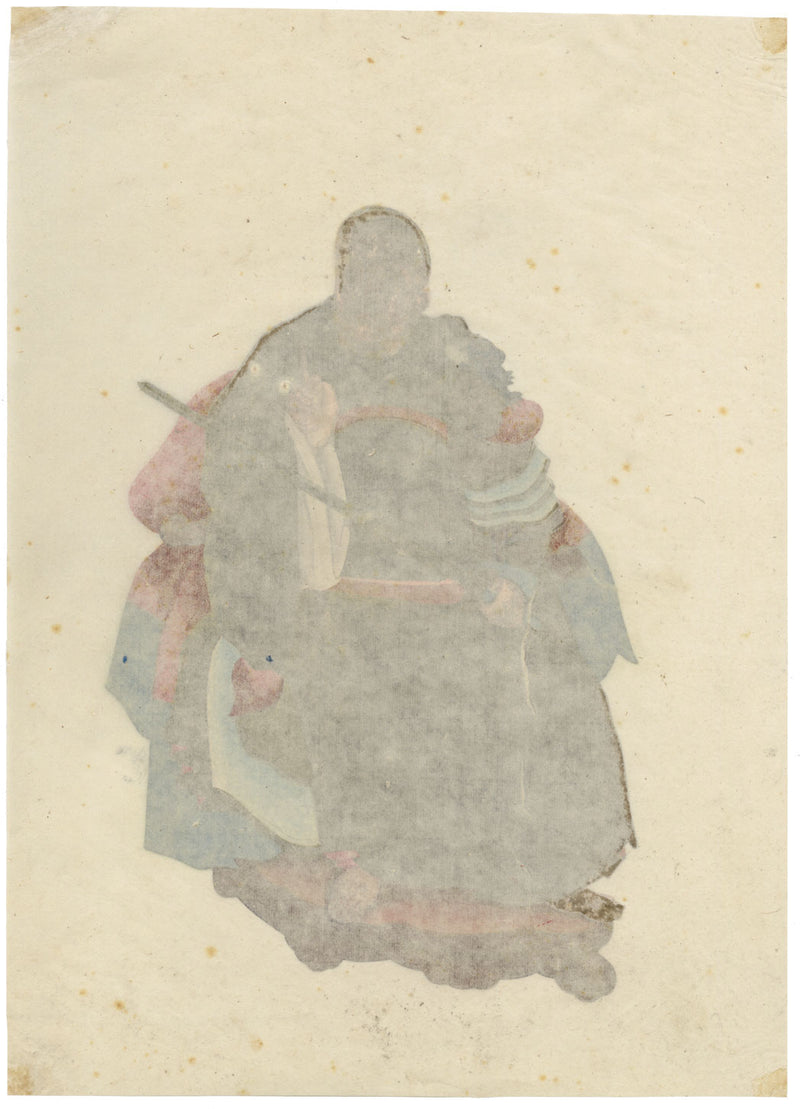 Canton School, Taoist Warrior Deity Zhenwu – 18th-century gouache painting