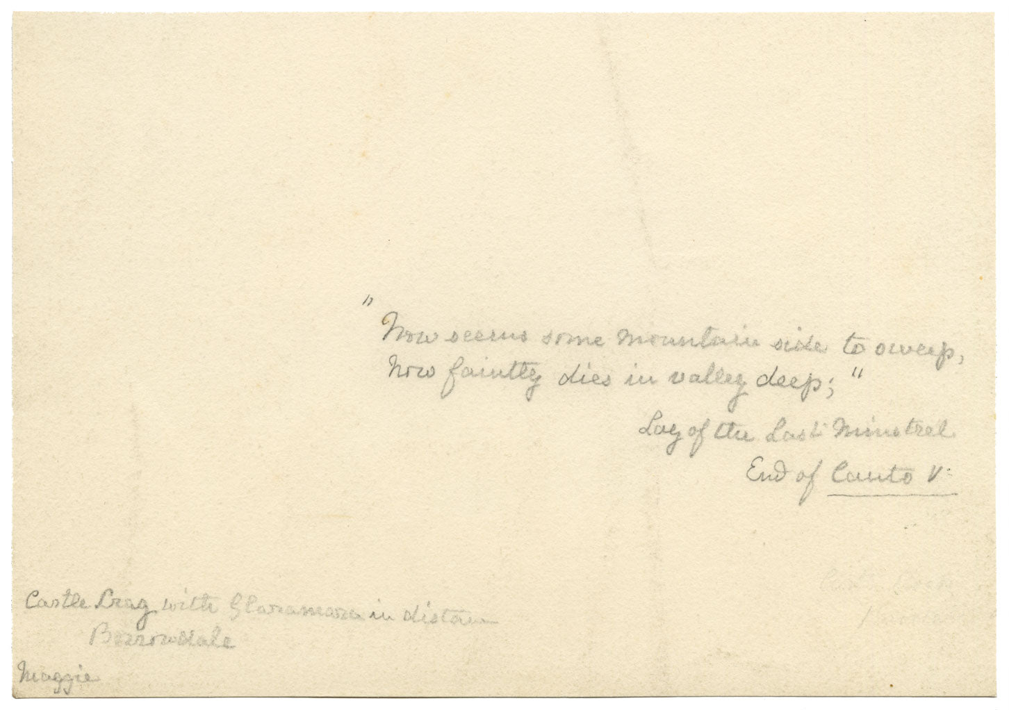 Keswick Sketching Club, Castle Crag, Borrowdale, Lake District – 1870s watercolour painting