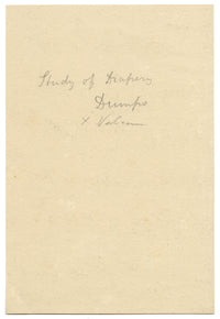 Keswick Sketching Club, Drapery Study, Tartan Blanket on Chair – 1870s watercolour painting