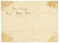 Constance Maria Stopford née Hammersley, Lake Geneva & Savoy-Alps from Ouchy, Switzerland – 1880 watercolour painting