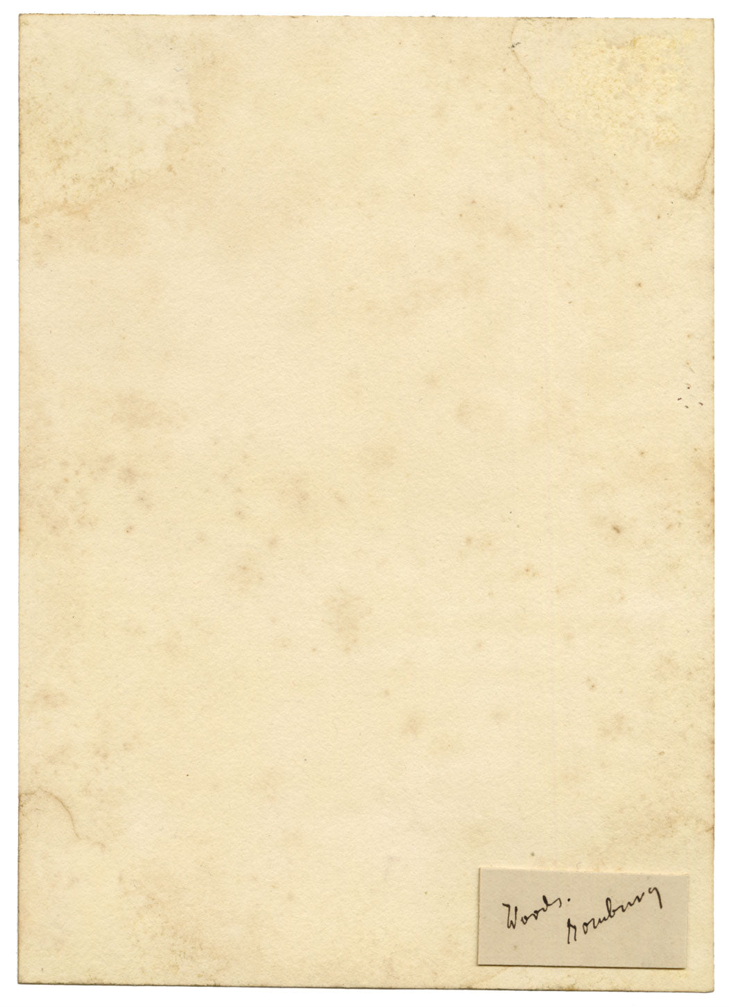 Constance Maria Stopford née Hammersley, Woods, Bad Homberg, Germany – 1880s watercolour painting