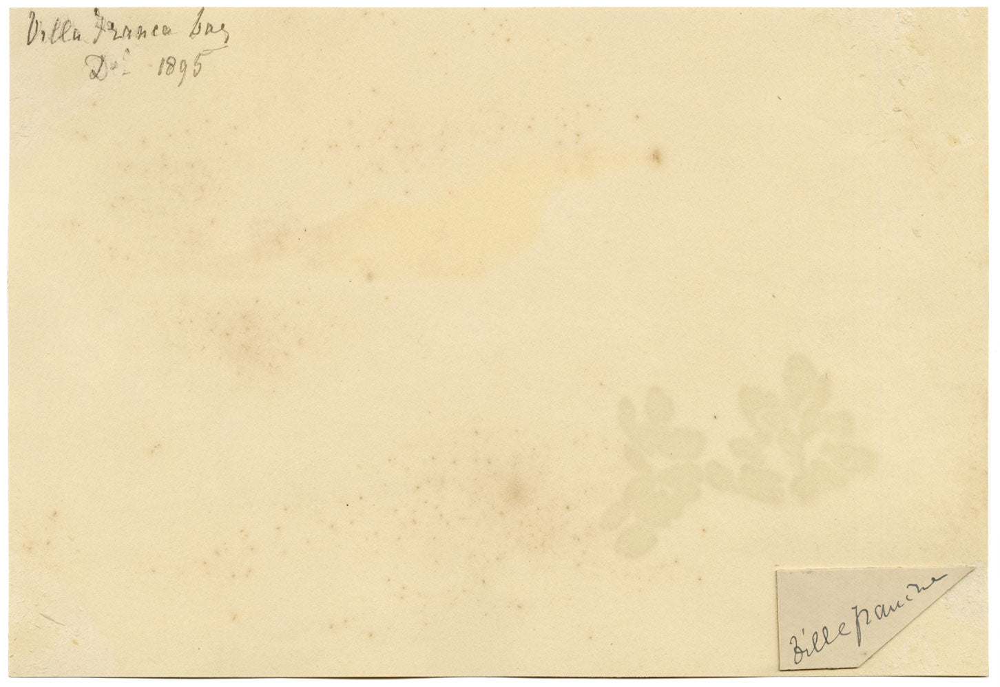 Constance Maria Stopford née Hammersley, Villa Franca Bay, Villefranche, French Riviera – 1895 watercolour painting