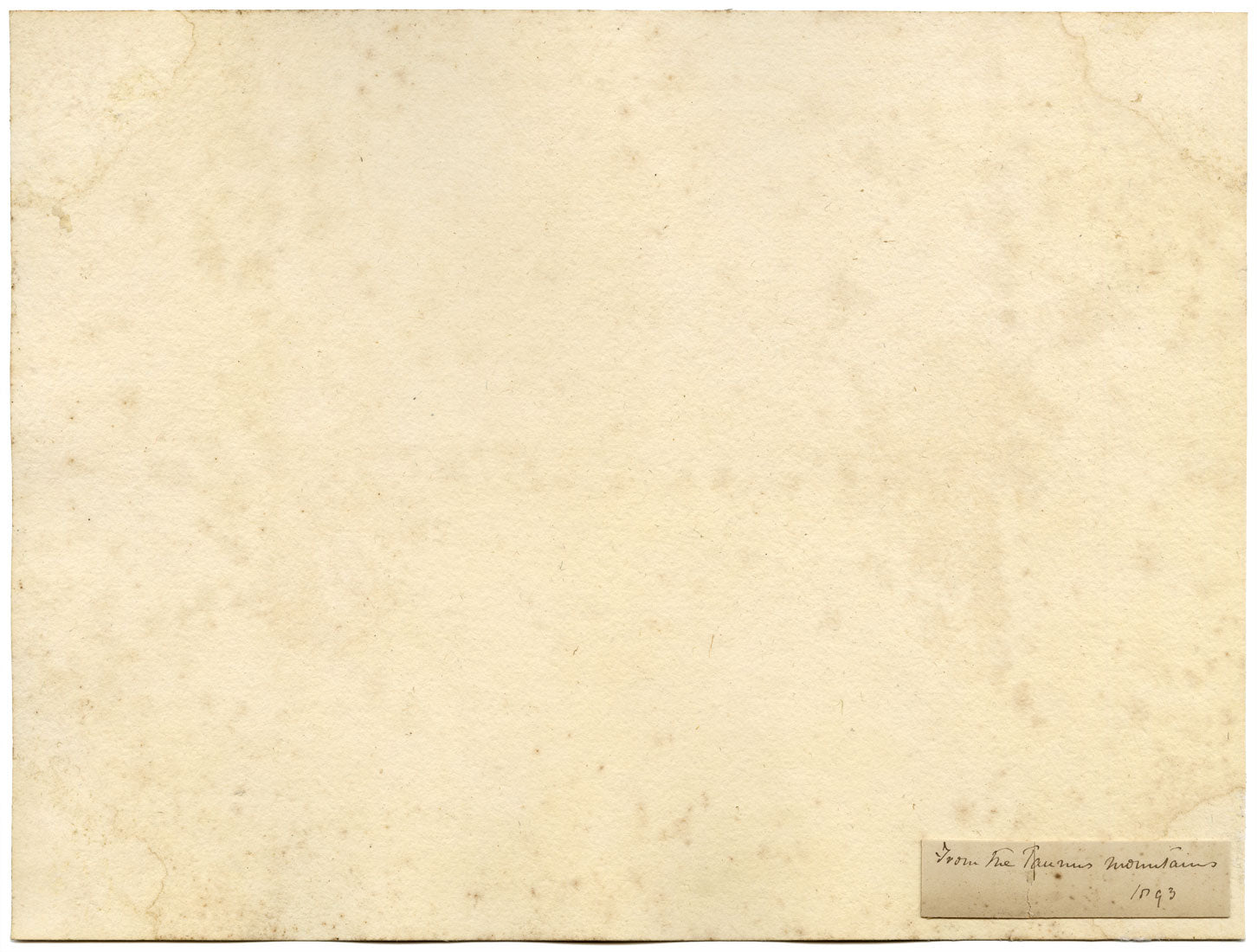 Constance Maria Stopford née Hammersley, From Feldberg, Taunus Mountains, Germany – 1893 watercolour painting