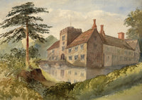 Anon., Ightham Mote, Kent – c.1870s watercolour painting