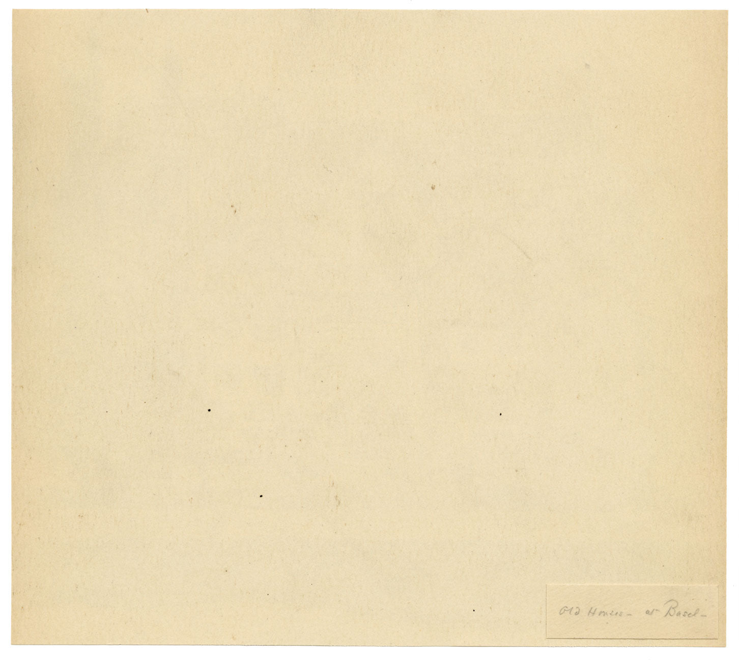 Mary Elizabeth Crawhall, Old Houses at Basel on the River Rhine, Switzerland – 1887 watercolour painting