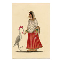 Indian Company School, Set of 8 Trades & Occupations of India – 19th-century watercolour painting