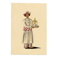 Indian Company School, Set of 8 Trades & Occupations of India – 19th-century watercolour painting