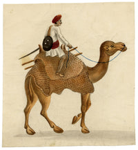 Indian Company School, A Sowar Camel Rider – Early 19th-century watercolour painting
