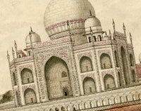 Indian Company School, Taj Mahal, Agra – Early 19th-century watercolour painting
