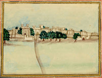 Punjab School, Walled City of Lahore, Punjab – Early 19th-century watercolour painting