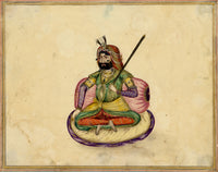 Punjab School, Maharaja Sher Singh – Early 19th-century watercolour painting
