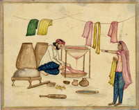 Punjab School, A Dyer of Cloth – Early 19th-century watercolour painting
