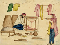 Punjab School, A Dyer of Cloth – Early 19th-century watercolour painting