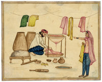Punjab School, A Dyer of Cloth – Early 19th-century watercolour painting