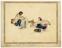 Punjab School, A Knife Grinder – Early 19th-century watercolour painting
