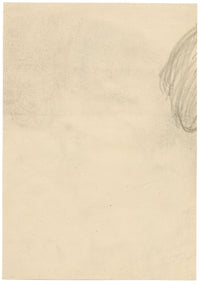 Isabel Lewis, Seated Woman Study – c.1900s graphite drawing