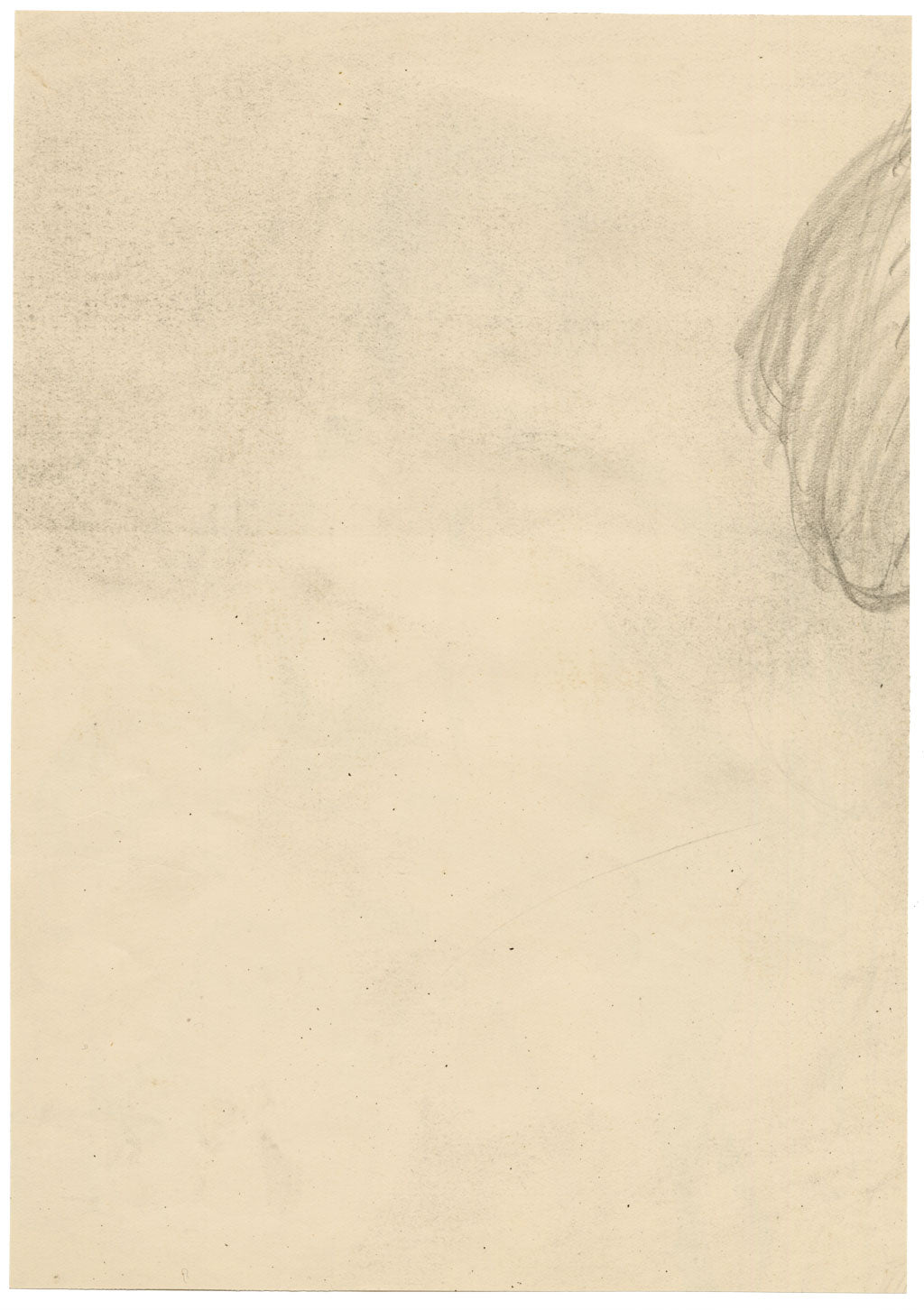 Isabel Lewis, Seated Woman Study – c.1900s graphite drawing