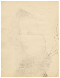 Isabel Lewis, Edwardian Nurse with Baby – c.1900s graphite drawing