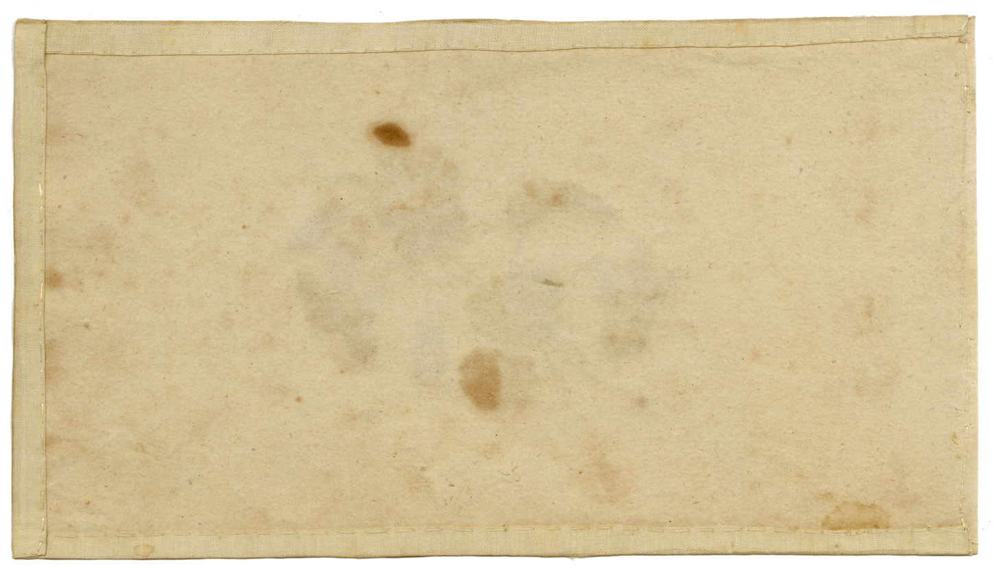 German School, Hand-Embroidery on Silk, Violet Flowers – c.1810